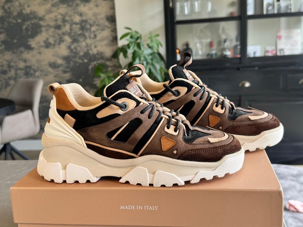Mason Garments Genova Diverso Brown - Maat 41, Bruin, Ophalen of Verzenden, Sneakers of Gympen, Zo goed als nieuw