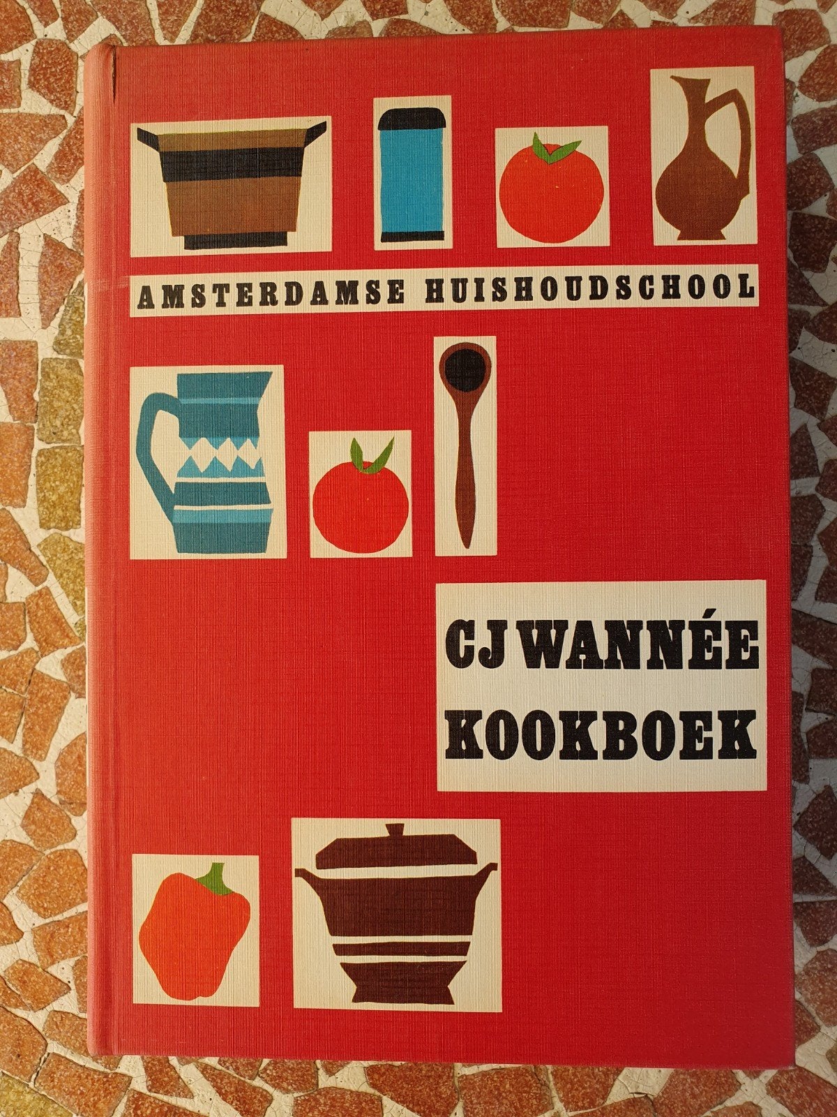 CJ Wannee kookboek Amsterdamse huishoudschool, Ophalen of Verzenden