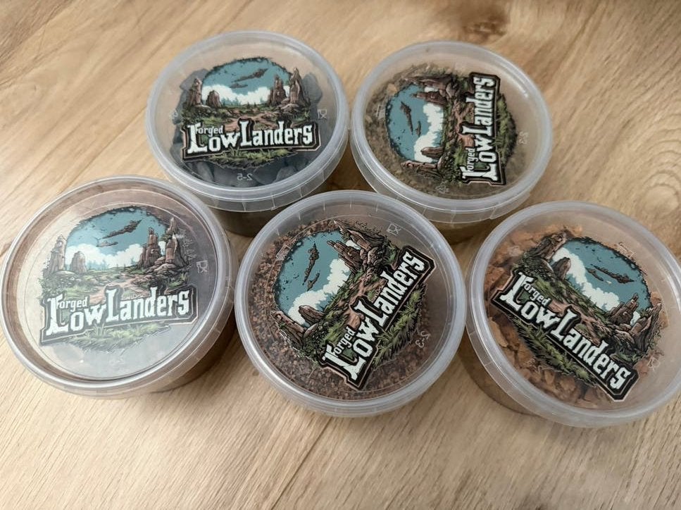 5x Wargame warhammer basing, Ophalen of Verzenden, Zo goed als nieuw, Zwart, Ogen