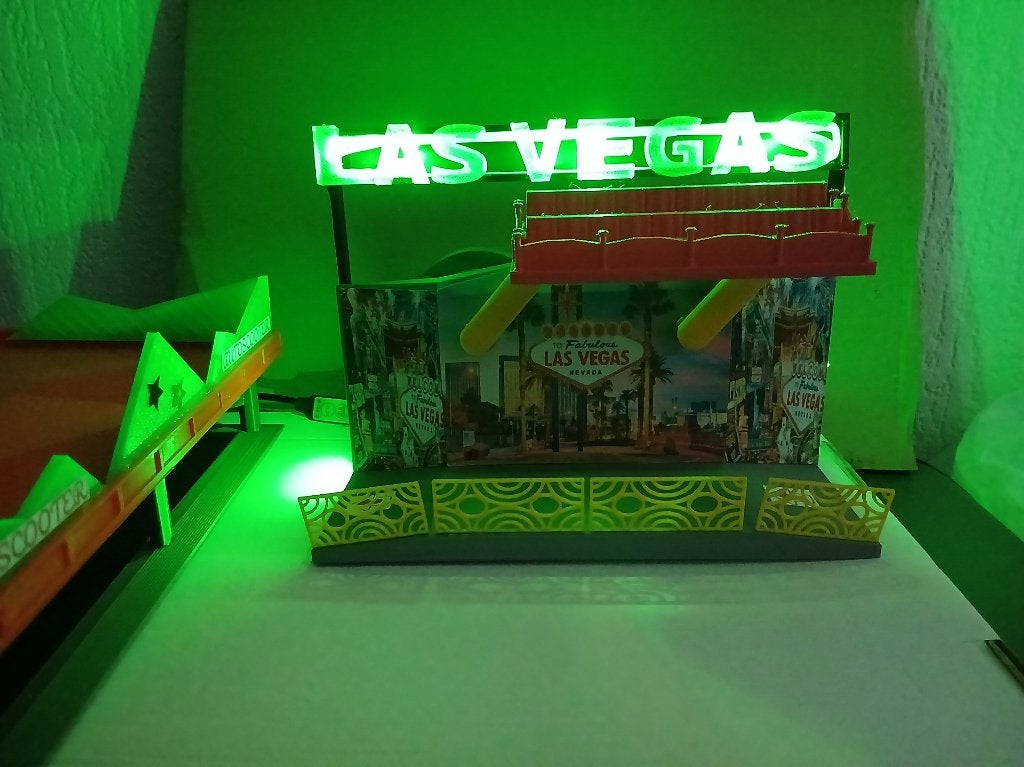 Wipp Las Vegas kermis met verlichting, Ophalen of Verzenden, Nieuw, 1:32 tot 1:50