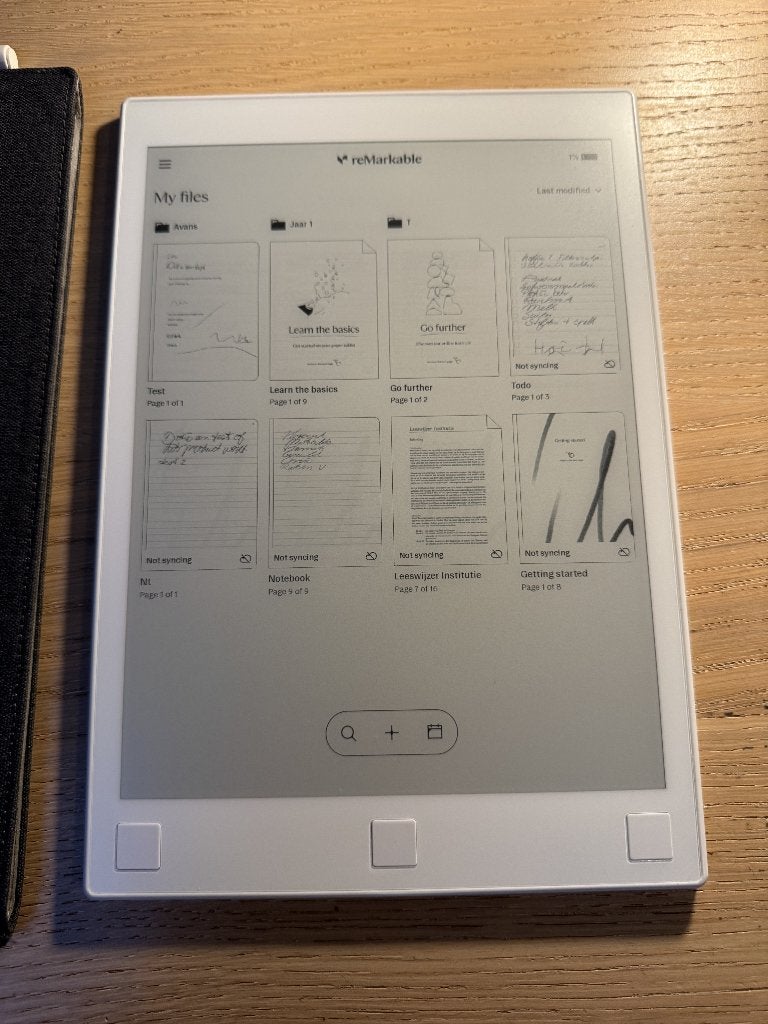 reMarkable  E-reader/Tablet met Marker en Folio Hoes, 8 GB, Ophalen of Verzenden, Wi-Fi, 10 inch of meer