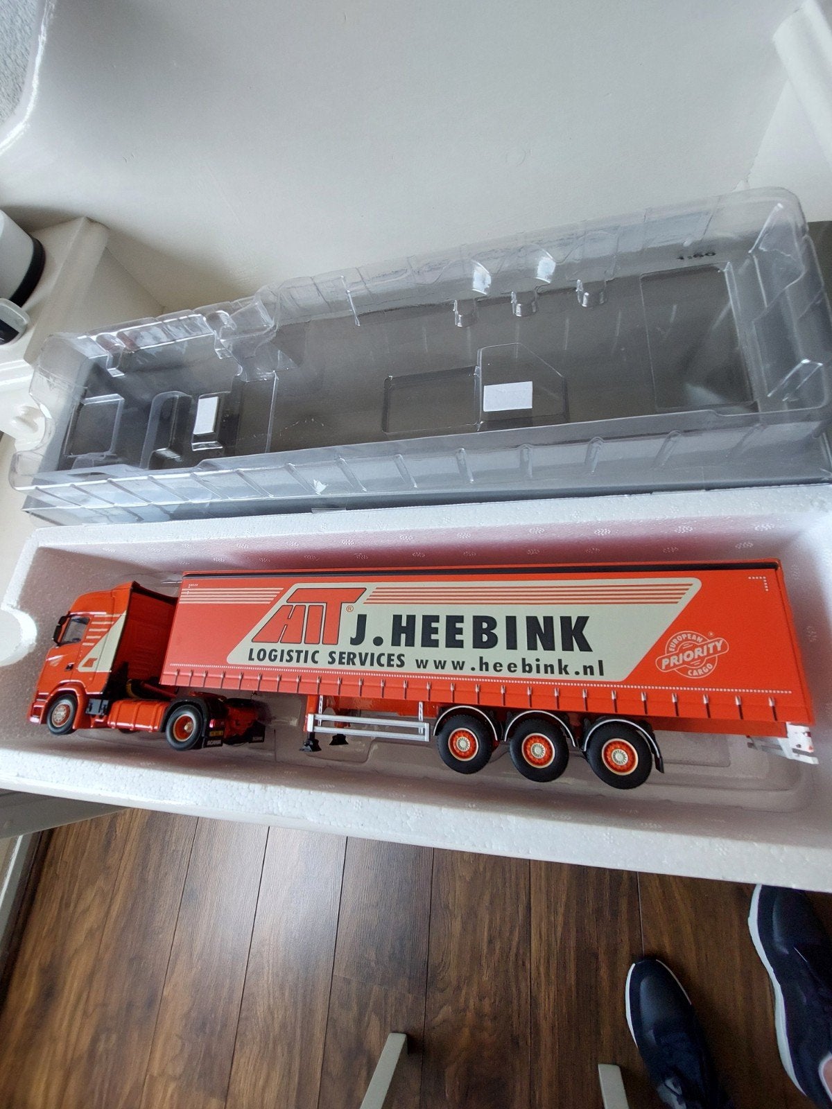 WSI  Scania van J  Heebink  zie foto's, Ophalen of Verzenden, Zo goed als nieuw, Bus of Vrachtwagen, Wsi