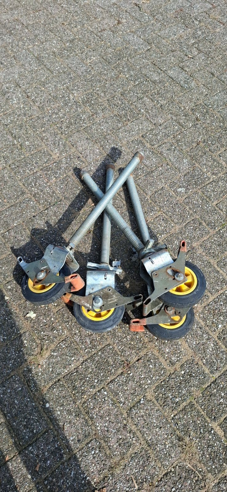 Custers rolsteiger wielen rolsteigerwielen, Ophalen, Gebruikt, Rolsteiger of Kamersteiger, 5 meter of hoger