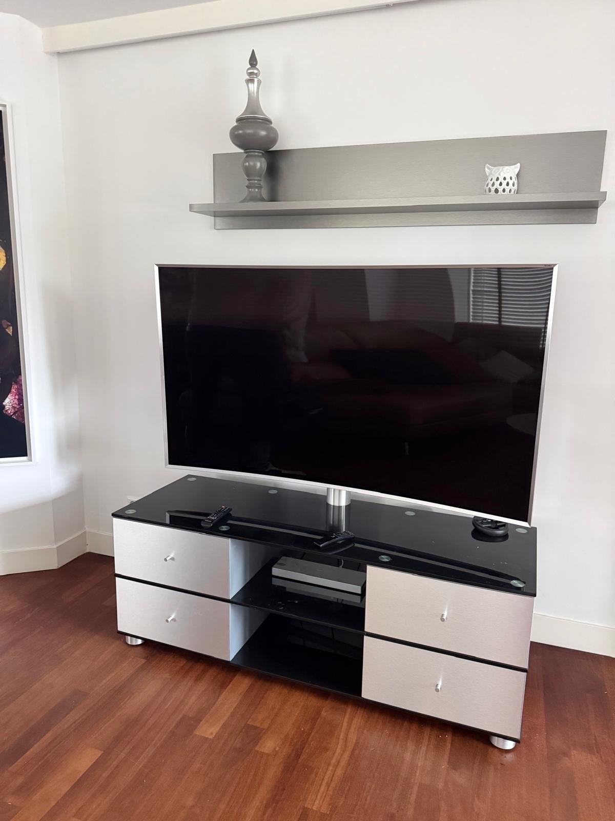 Samsung 65 inch Smart TV  Type JS5900 curved en 4K, Audio, Tv en Foto, Gebruikt, 50 Hz, Ophalen of Verzenden, Samsung