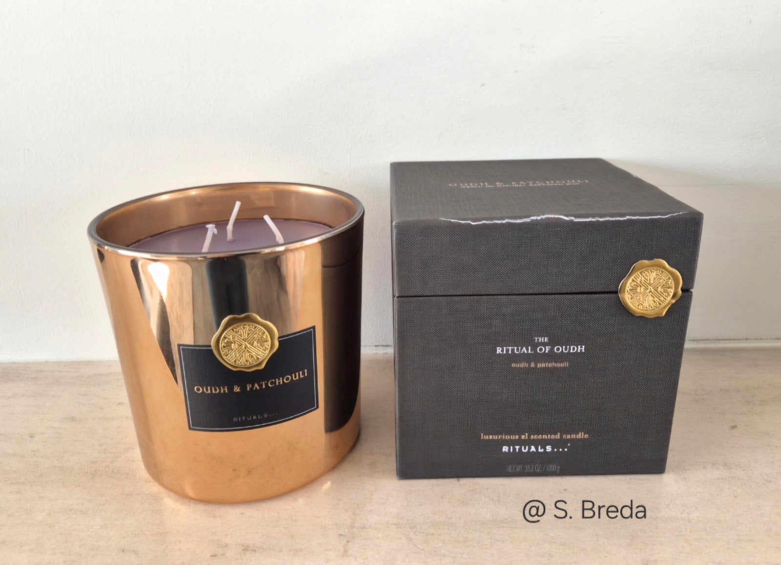 Rituals | Oudh | 1 kilo Geurkaars 1000 gram, Ophalen of Verzenden, Nieuw, Kaars, Rituals