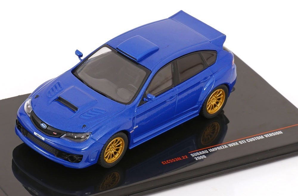 Subaru Impreza WRX STI 2009 “Custom” Blauw Metallic 1-43 Ixo, Overige merken, Tschuiten@hotmail.com, Duitsland, Auto
