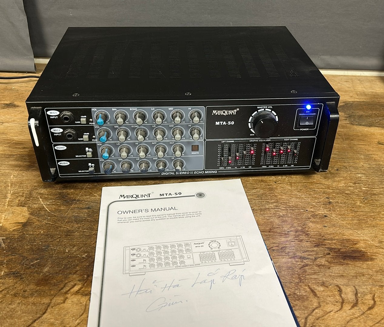 Marquant mengversterker MTA-50., Ophalen of Verzenden, Gebruikt, Audio