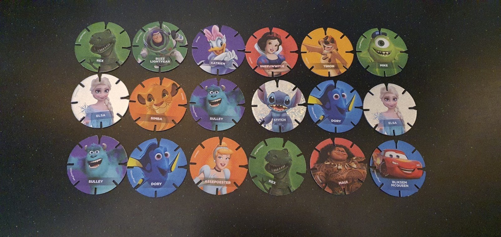 AH Disneyz, Ophalen, Losse flippo's