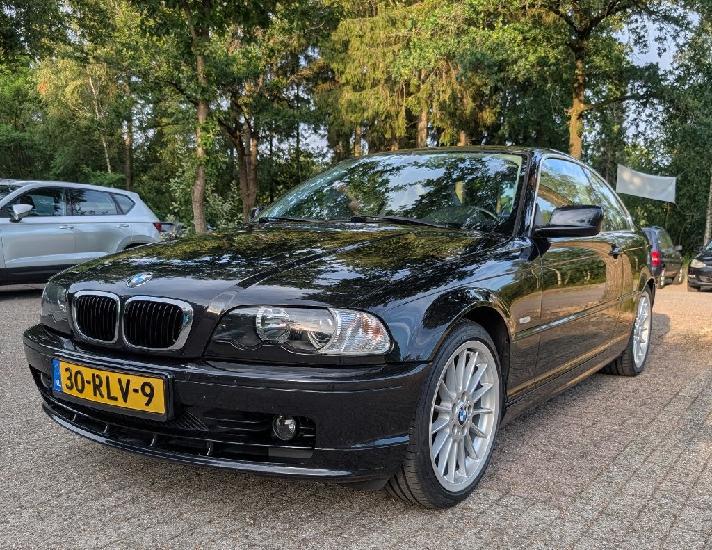 BMW 3-Serie 323ci Coupe 1999 Zwart, Auto's, BMW, 1345 kg, Achterwielaandrijving, Zwart, 2494 cc