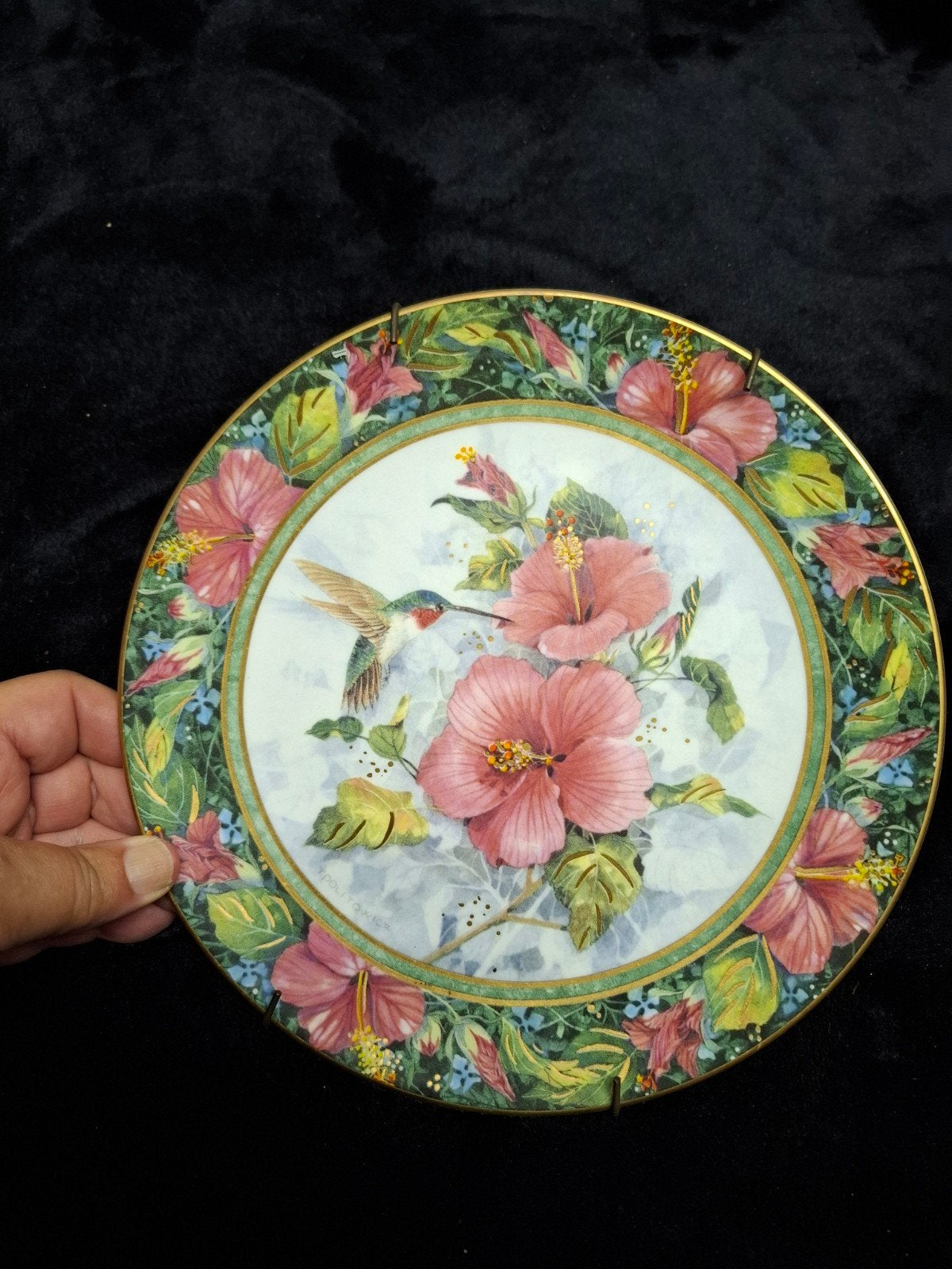 Franklin Mint 'The Imperial Hummingbird' Sierbord, Ophalen of Verzenden
