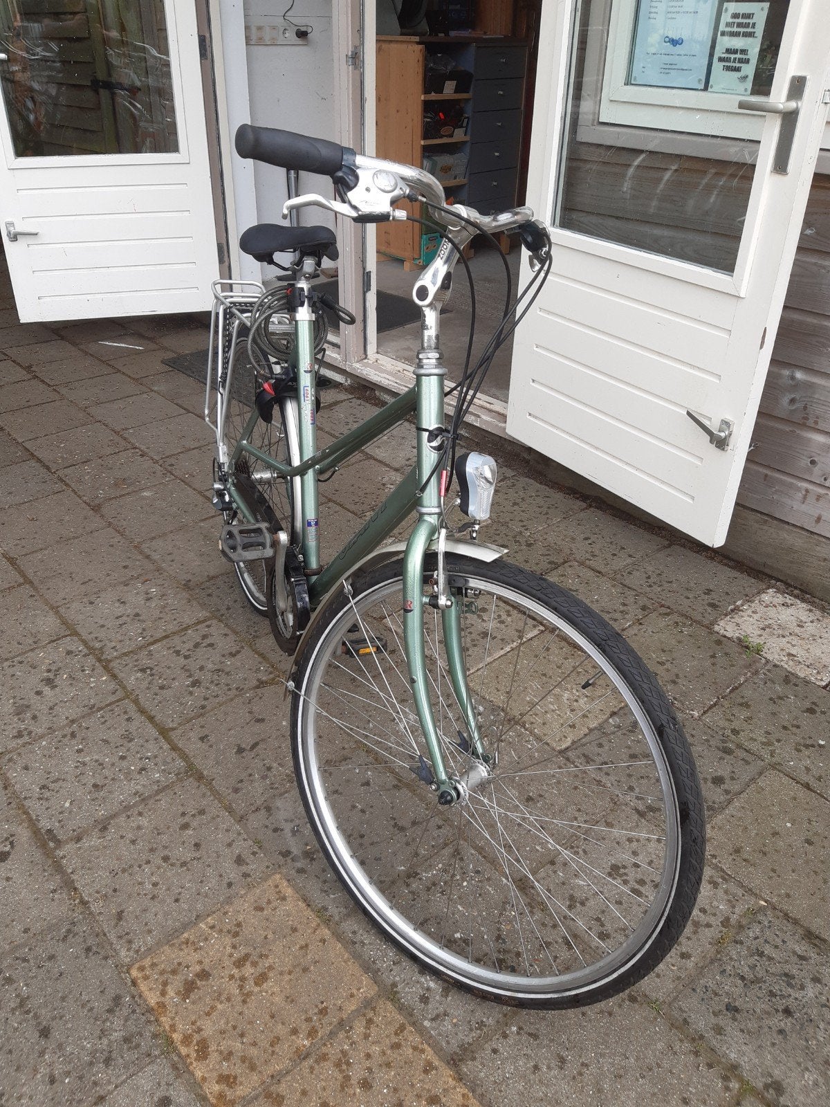 Giant Tourer 28" 21 versnellingen, Fietsen en Brommers, Fietsen | Heren | Herenfietsen, Ophalen, Gebruikt, Velgrem, Versnellingen