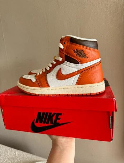 Nike Air Jordan 1 Retro High OG 'Shattered Backboard', Ophalen, Zo goed als nieuw, Oranje, Sneakers of Gympen