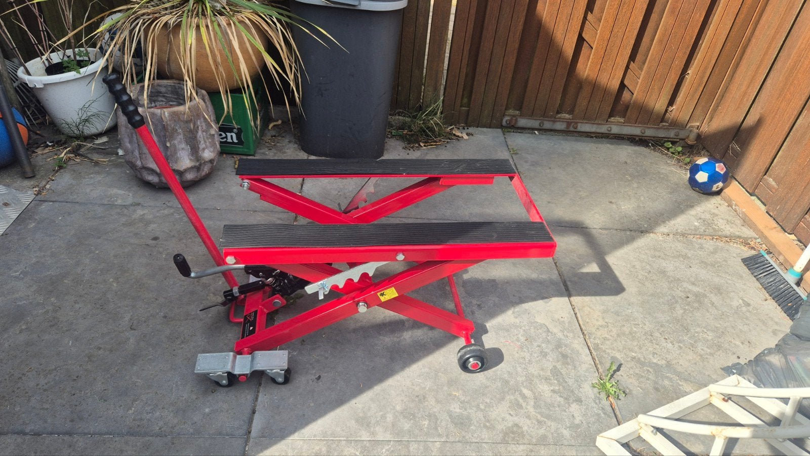 HBM Machines Motorfiets Heftafel 500 kg, Ophalen