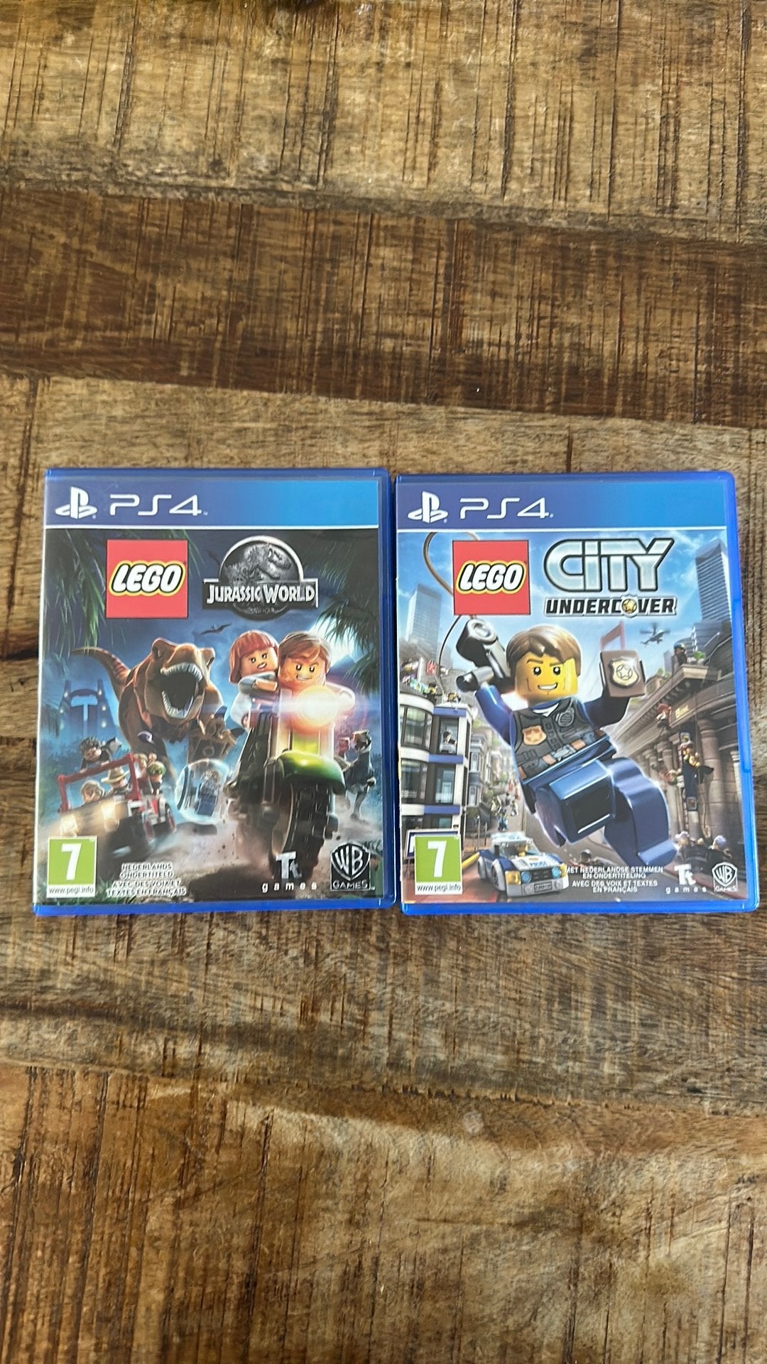 Lego Games PS4: City Undercover & Jurassic World (2dehands), Spelcomputers en Games, Games | Sony PlayStation 4, Avontuur en Actie