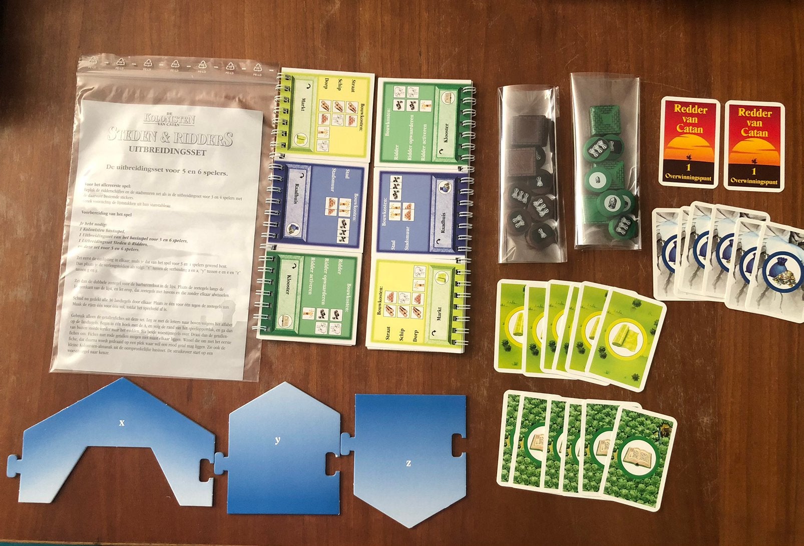 Steden en Ridders 5-6p uitbreiding Kolonisten van Catan, Ophalen of Verzenden, Zo goed als nieuw