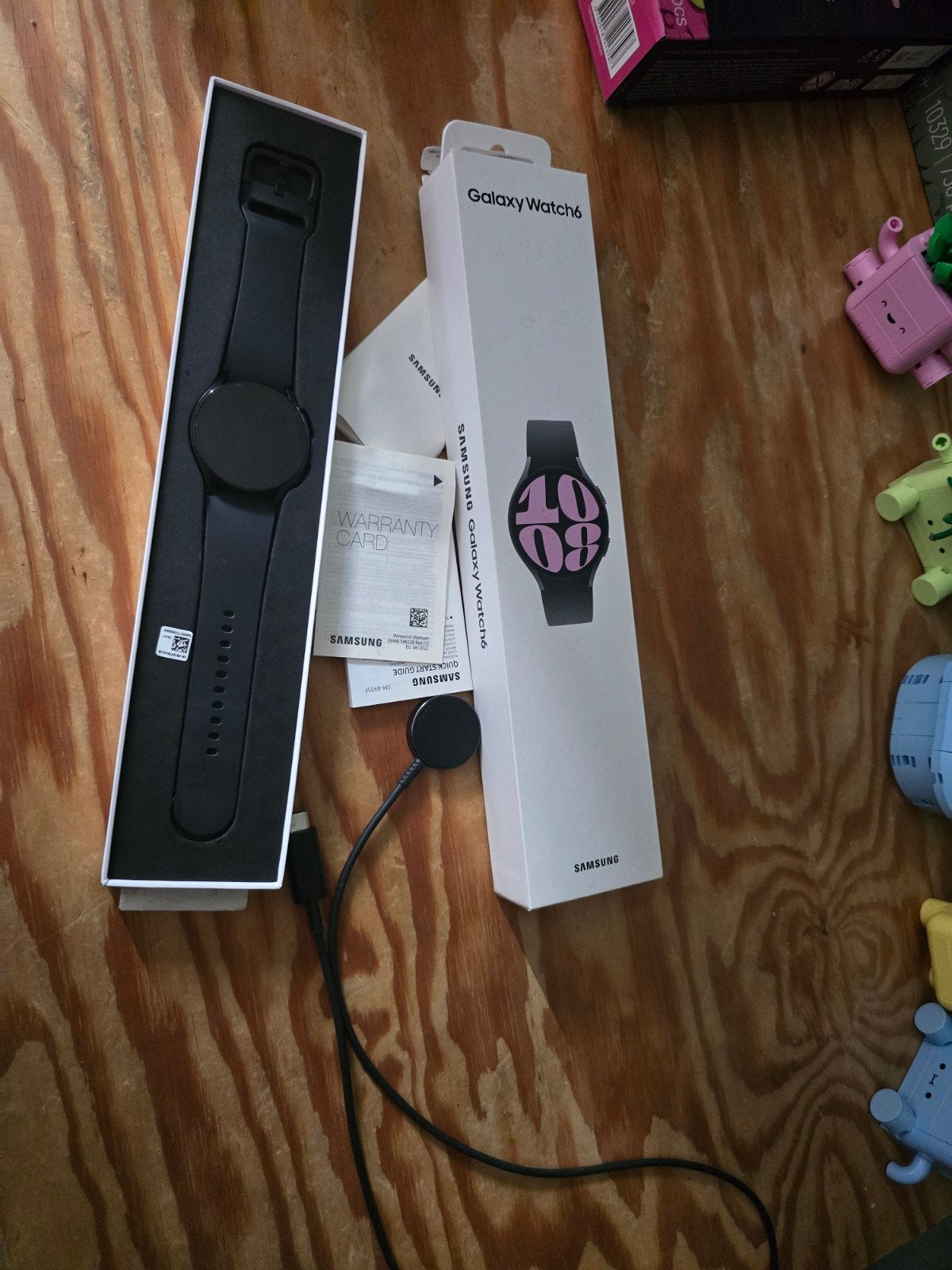 Samsung Galaxy Watch6 Zwart, Zwart, Nieuw, Ophalen of Verzenden, Samsung