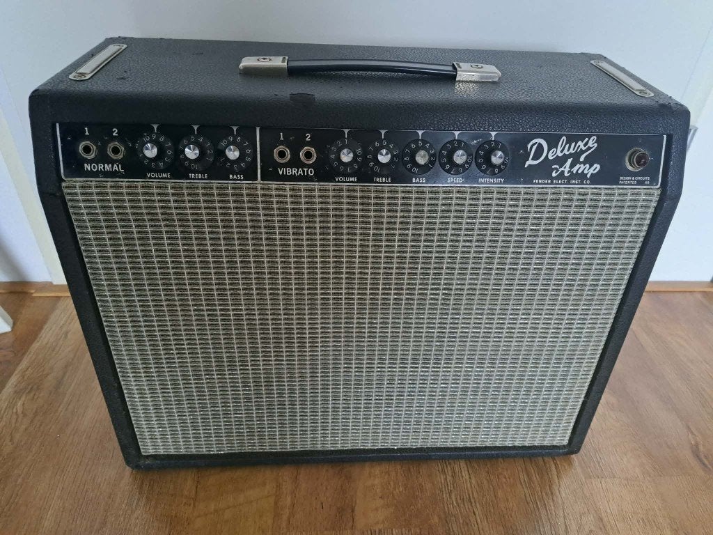 Fender Deluxe Amp gitaarversterker Blackface uit 1964, Ophalen, Zo goed als nieuw, Gitaar, Minder dan 50 watt