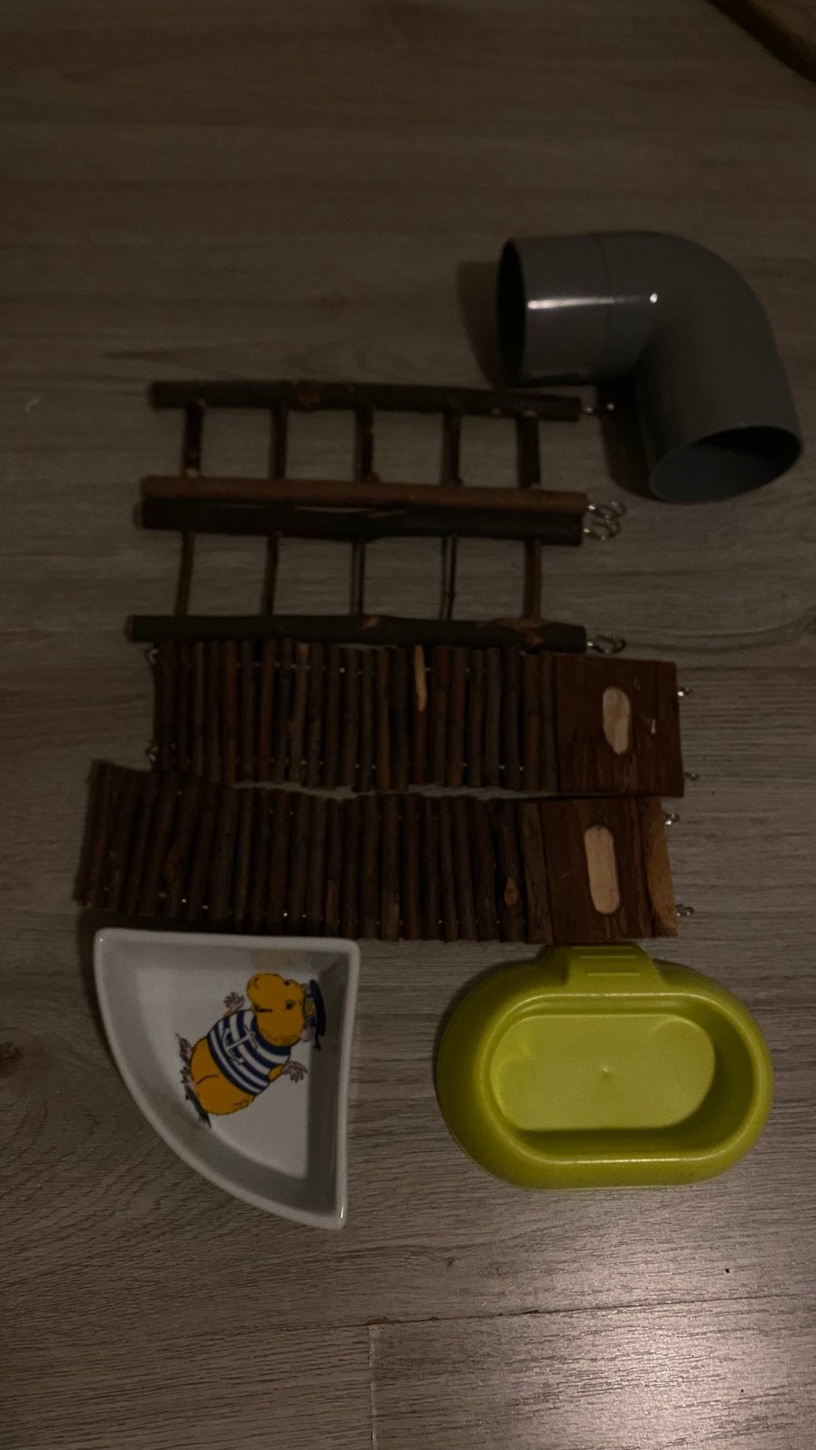 Hamster speelgoed en voerbakken- €5,00, Ophalen, Gebruikt