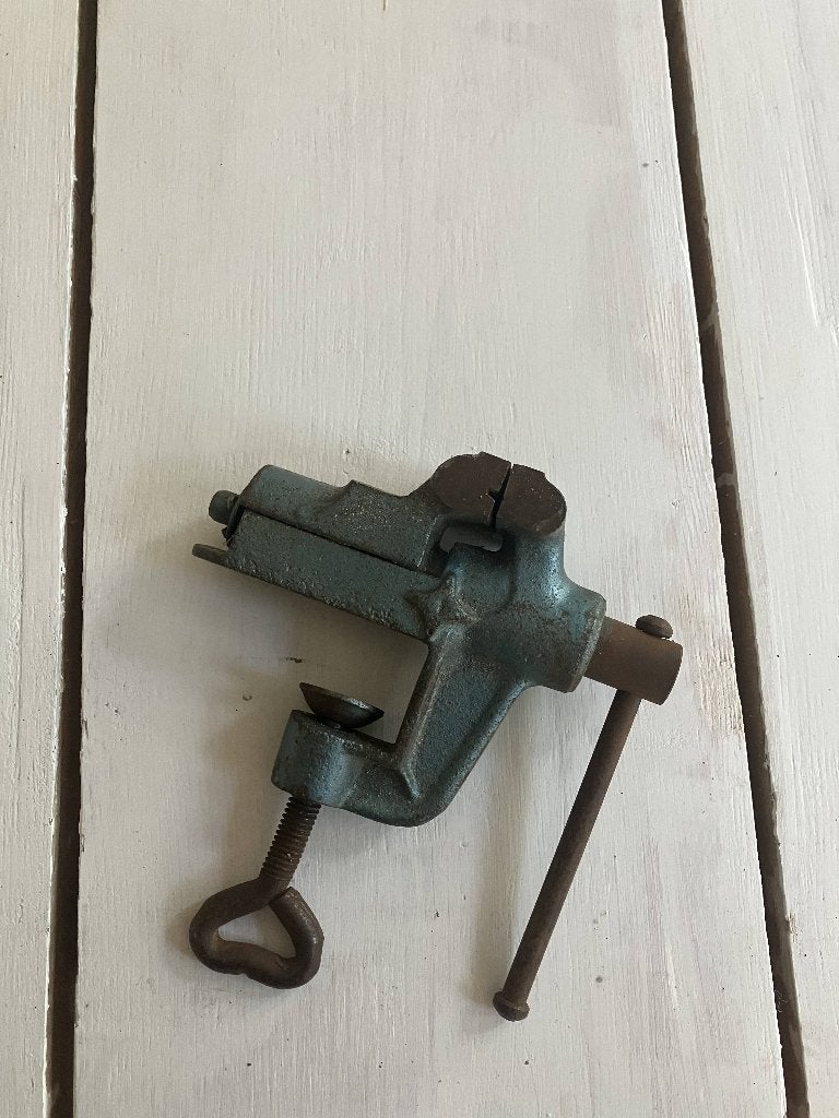 Bankschroef tafelmodel bekbreedte 5 cm.  , Ophalen of Verzenden, Gebruikt, Bankschroef, Overige merken