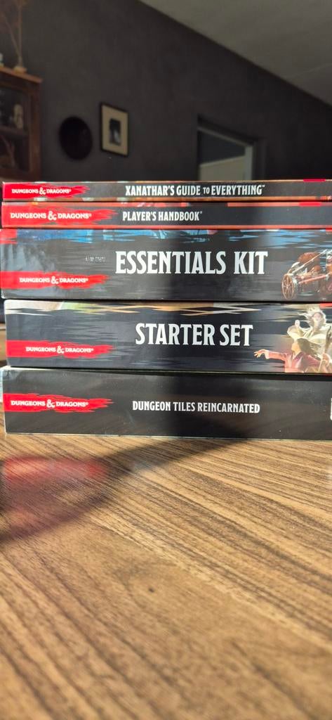 Dungeons & Dragons: Xanathar's, Player's Handbook& Tegels, Ophalen of Verzenden, Zo goed als nieuw, Wizards of the Coast