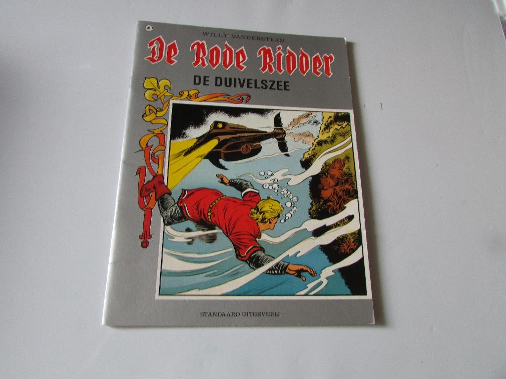 DE RODE RIDDER ; DE DUIVELSZEE, Gelezen, Karel Biddeloo -W vanderstaan, Eén stripboek, Ophalen of Verzenden