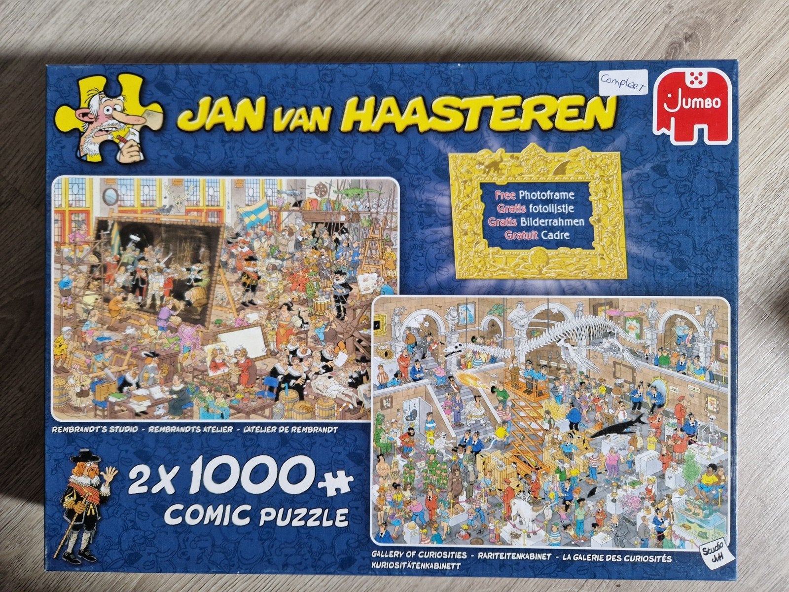 2 x mooie JAN VAN HAASTEREN Legpuzzels, Ophalen of Verzenden, 500 t/m 1500 stukjes, Zo goed als nieuw, Legpuzzel