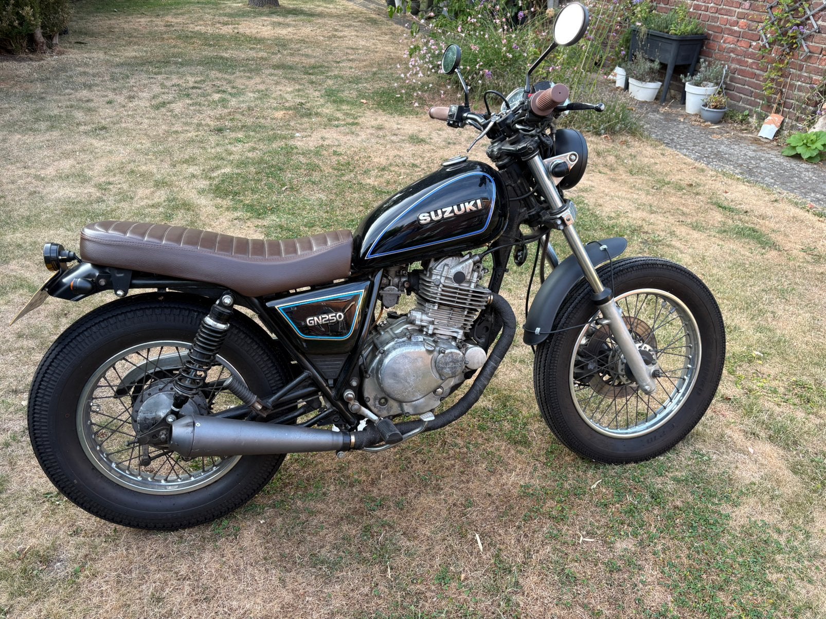 Suzuki GN250, 250 cc, Gebruikt, Handgeschakeld, Minimaal motorrijbewijs A1