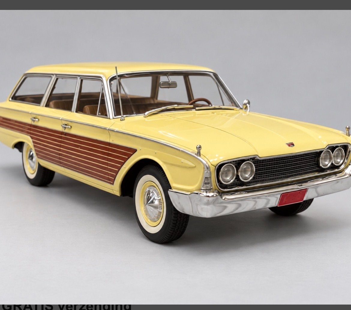 Ford Country Squire MCG 1:18 nieuw in de doos, Ophalen of Verzenden, Nieuw, Auto, Overige merken