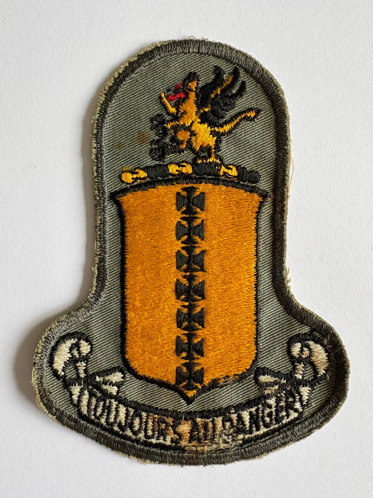 USAF 17TH BOMB WING patch 1960'S, Ophalen of Verzenden, Luchtmacht, Nederland, Embleem of Badge