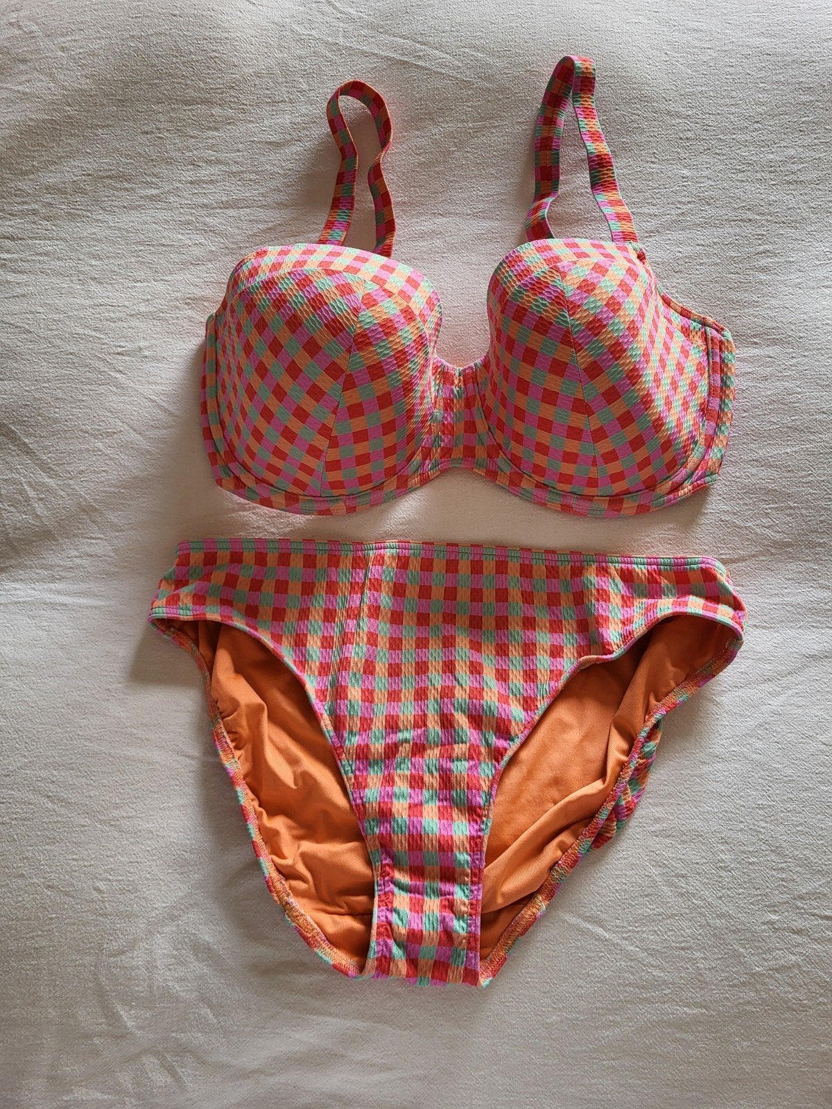 Prima Donna bikini - Kleurrijk geruit patroon, Kleding | Dames, Badmode en Zwemkleding, Overige kleuren, Ophalen of Verzenden