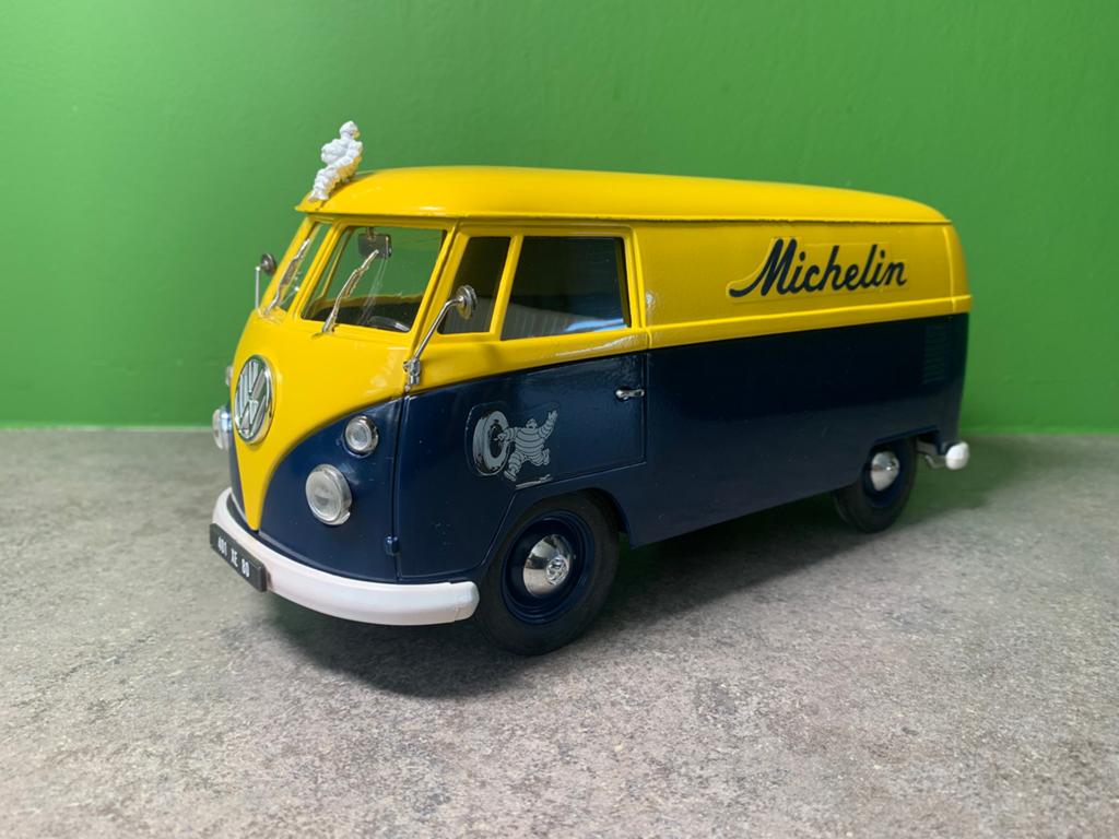 VW Volkswagen T1 Michelin 1/19 Solido, Ophalen of Verzenden, Gebruikt, Overige typen, Solido