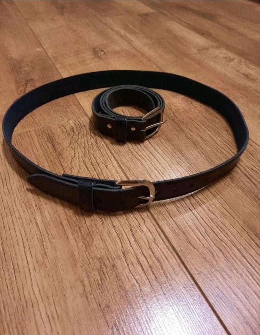 2 Leren broekriemen, Kleding | Heren, Ophalen of Verzenden, Zo goed als nieuw, Riem of Ceintuur, Echt leder