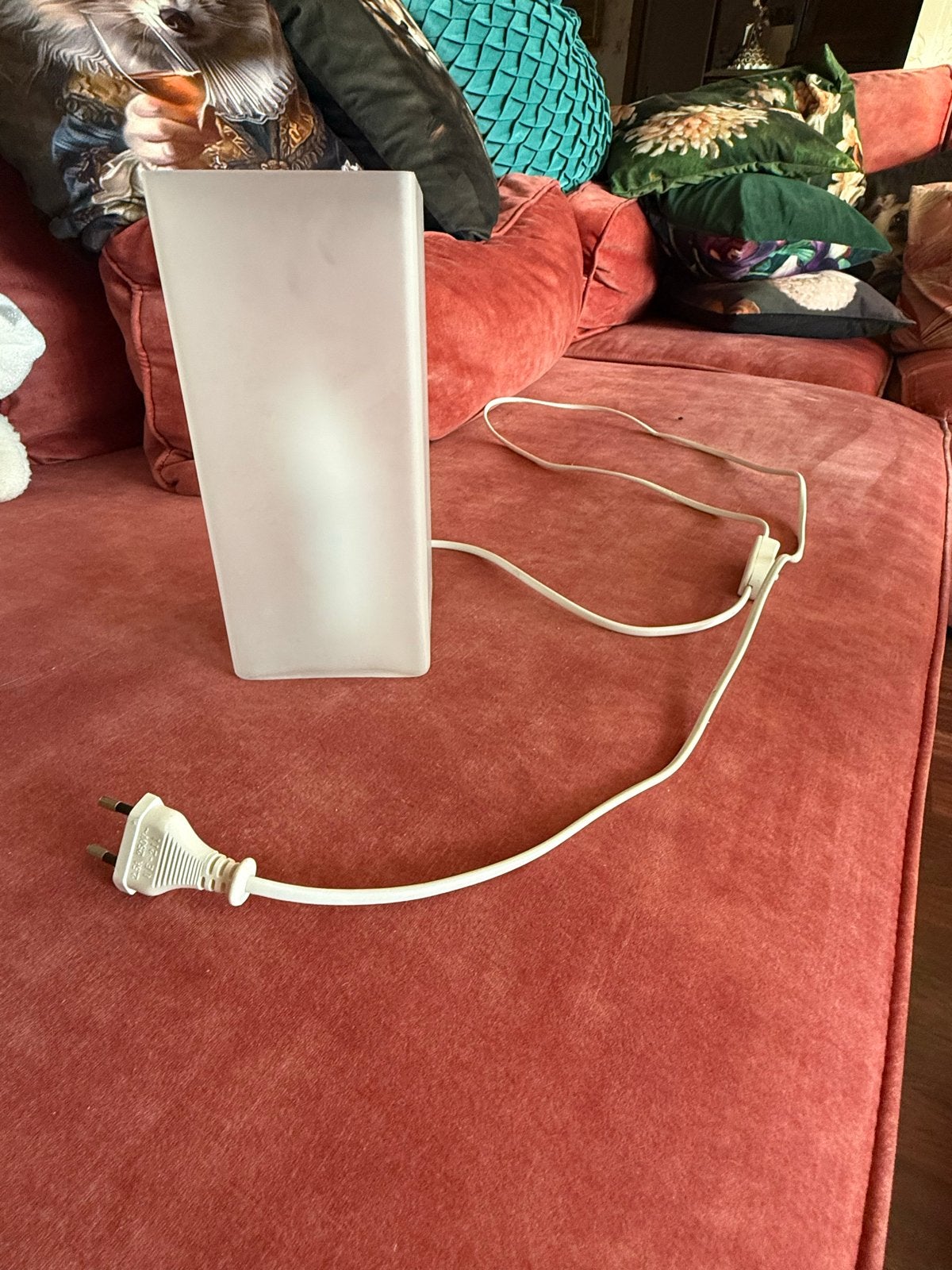 IKEA tafellamp, wit, matglas, modern design, Ophalen, E14 (klein), Wit, IKEA