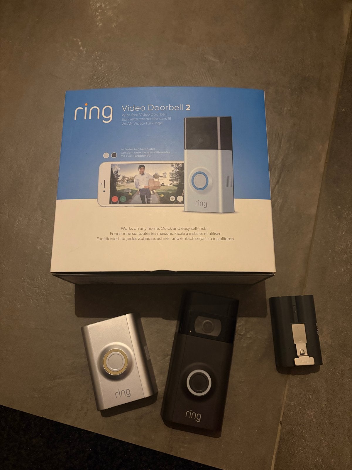 Ring Video Doorbell 2 - Draadloze Video Deurbel, Ophalen of Verzenden, Zo goed als nieuw
