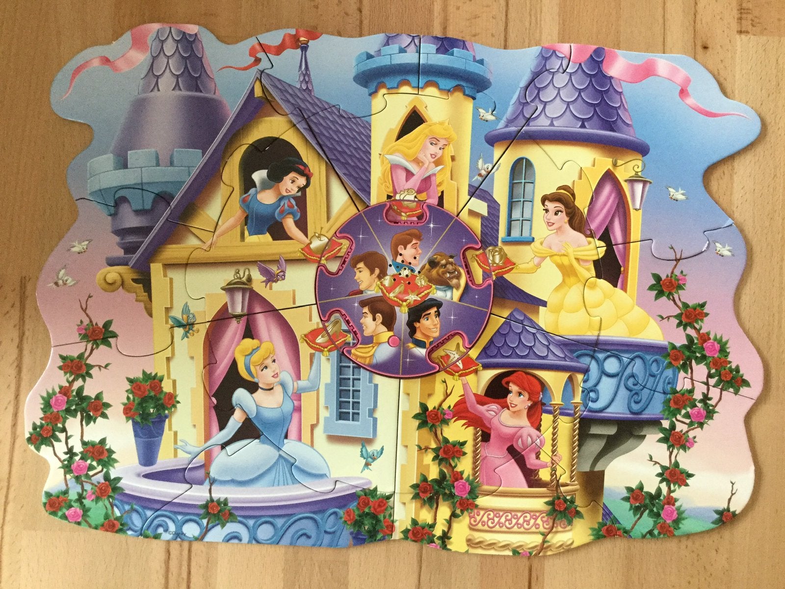 Prinsessen sprekende puzzel Ariël Doornroosje, Sneeuwwitje, Ophalen of Verzenden, Sneeuwwitje of Doornroosje, Zo goed als nieuw