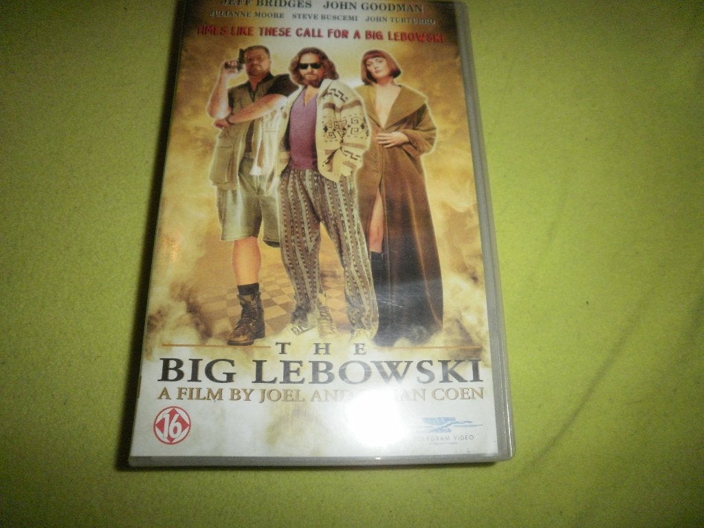 THE BIG LEBOWSKI! Top Komedie met Jeff Bridges Op VIDEO!, Vanaf 16 jaar, Ophalen of Verzenden, Zo goed als nieuw, Komedie