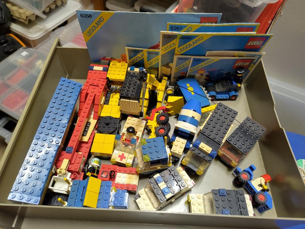 Diverse jaren 80 lego sets, Kinderen en Baby's, Speelgoed | Duplo en Lego, Gebruikt, Lego, Complete set, Inclusief minifiguren