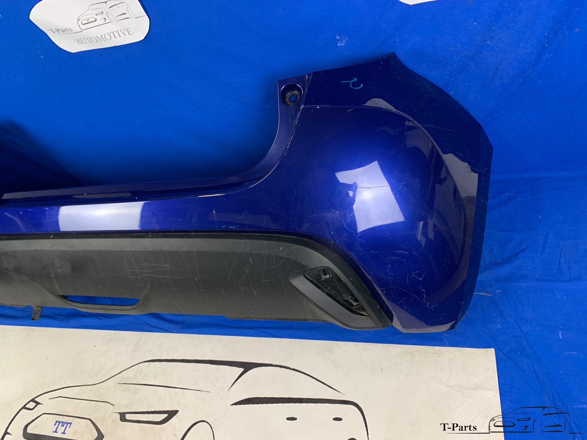 Toyota yaris achterbumper origineel bumper 2019+, Info@toyota.co.jp, Gebruikt, Toyota Motor Corporation, Toyota
