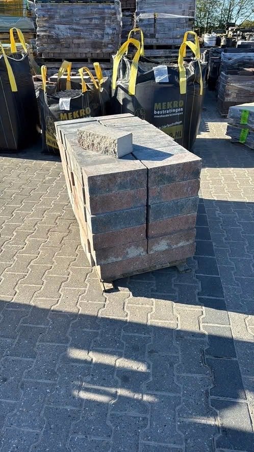 Splitrock stapelblok linea 13x11x32cm tricolore, Ophalen of Verzenden, Zo goed als nieuw, Beton, Klinkers