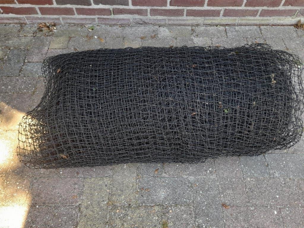 Vogelnet (geknoopt) 9,5x5,5meter / maas 2,5cmx2,5cm, Ophalen of Verzenden, Gebruikt, Minder dan 10 meter, Draad