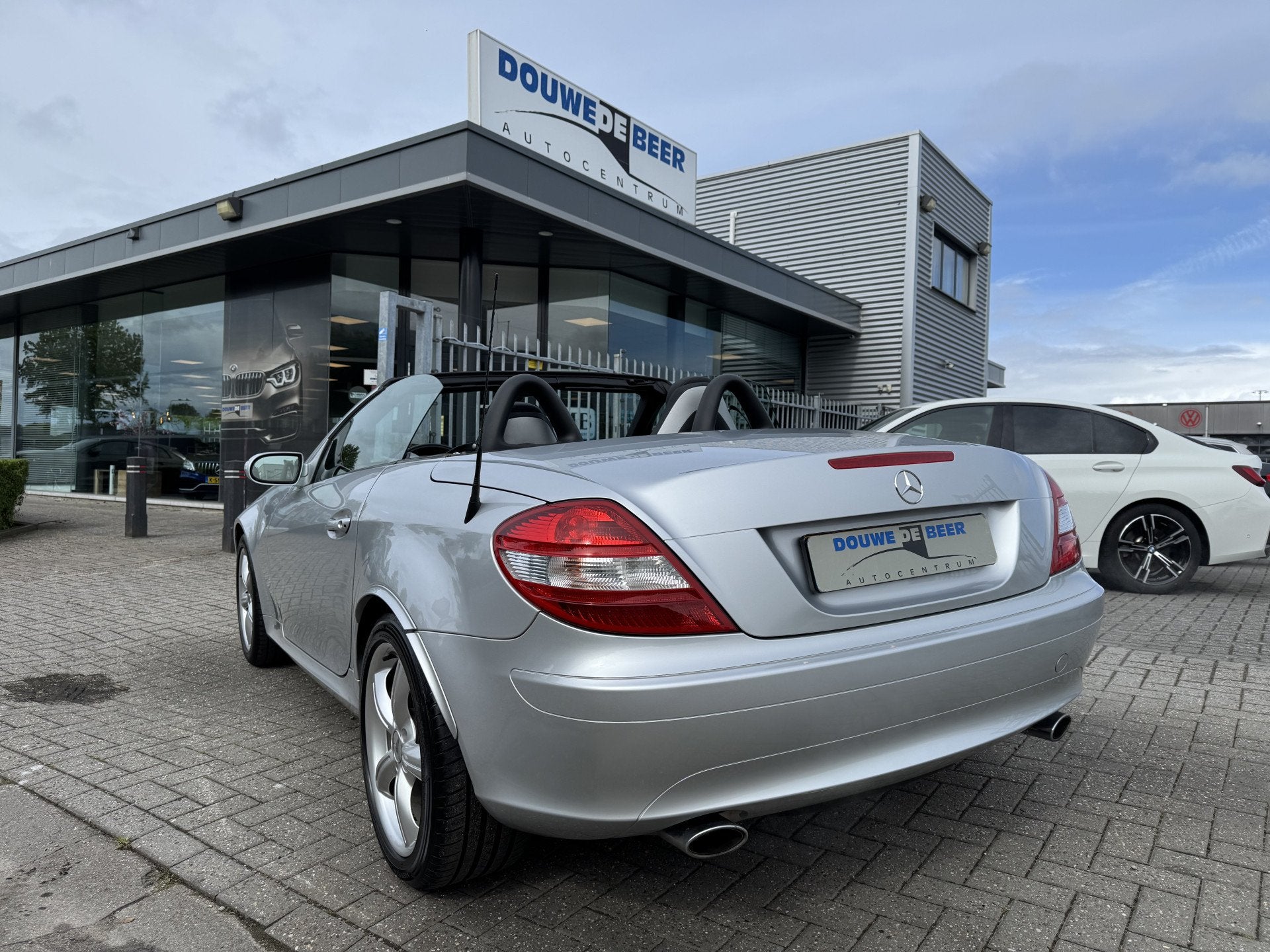Mercedes-Benz SLK 350 6 cil Aut leer. harman kardon, stoel v, Auto's, Automaat, 12 maanden, Achterwielaandrijving, Gebruikt