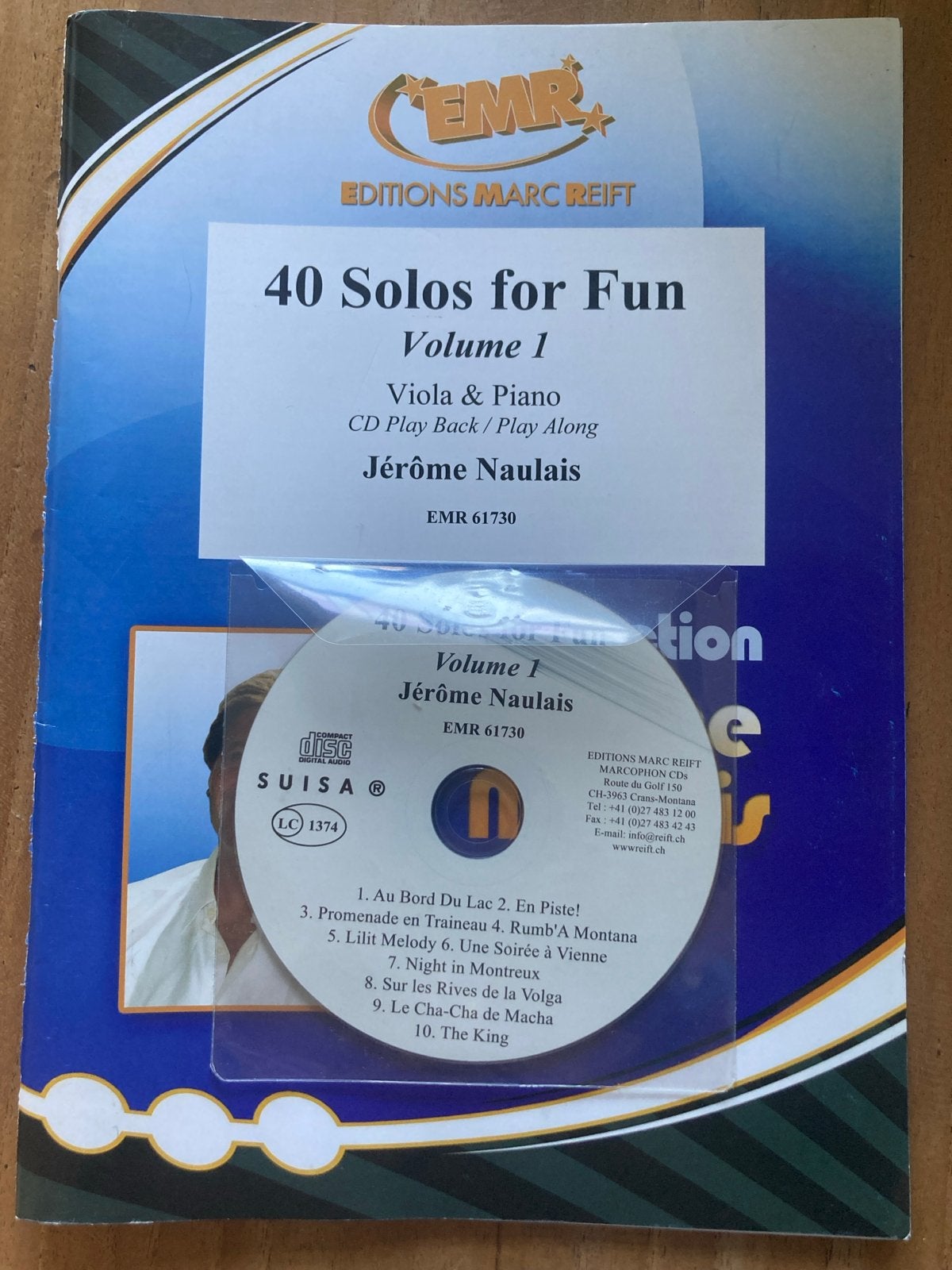40 Solos for Fun Volume 1 - Altviool & Piano met CD, Muziek en Instrumenten, Bladmuziek, Klassiek, Ophalen of Verzenden, Zo goed als nieuw