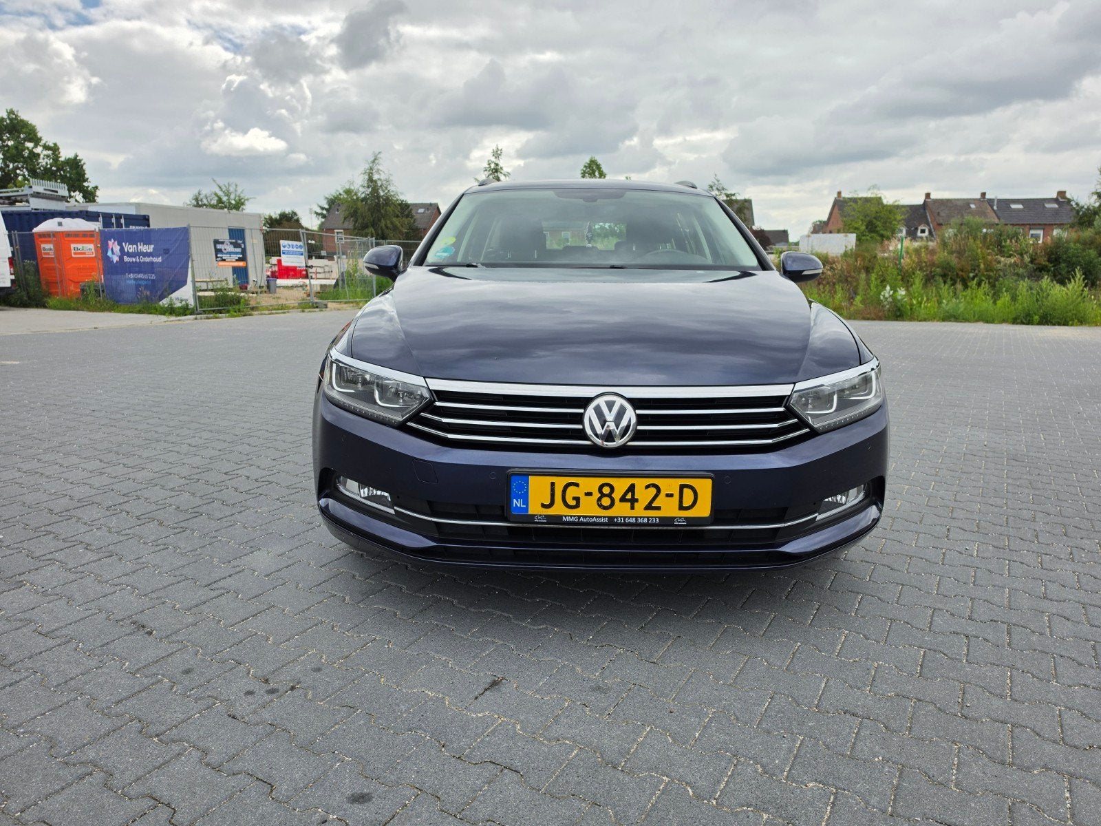 Volkswagen Passat B8 1.6 TDI 88KW BMT Variant 2016 Blauw, Auto's, Euro 6, 4 cilinders, Blauw, Origineel Nederlands
