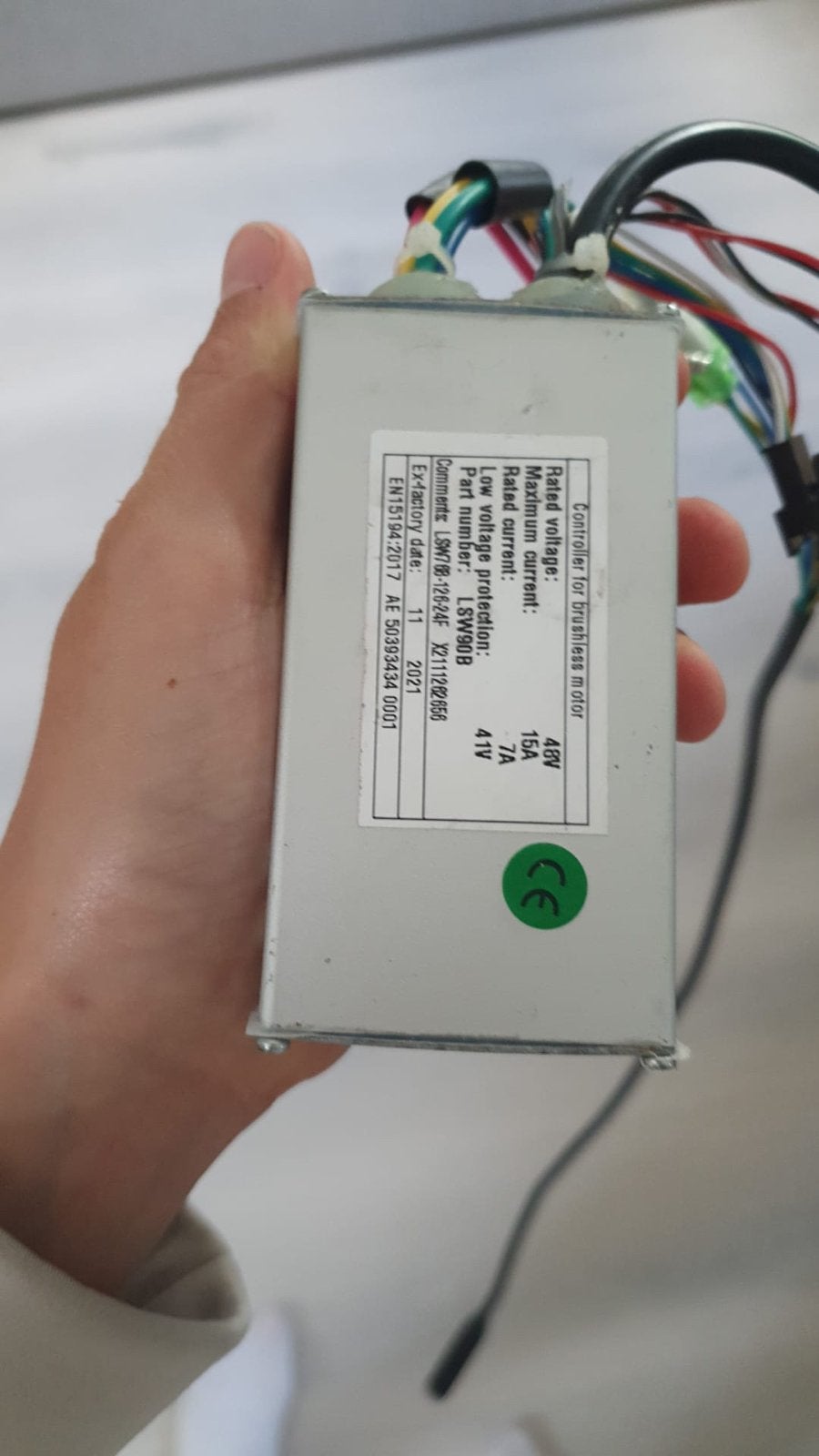 Controller voor borstelloze motor - 48V 15A, Gebruikt, Overige typen, Kunststof, Ophalen