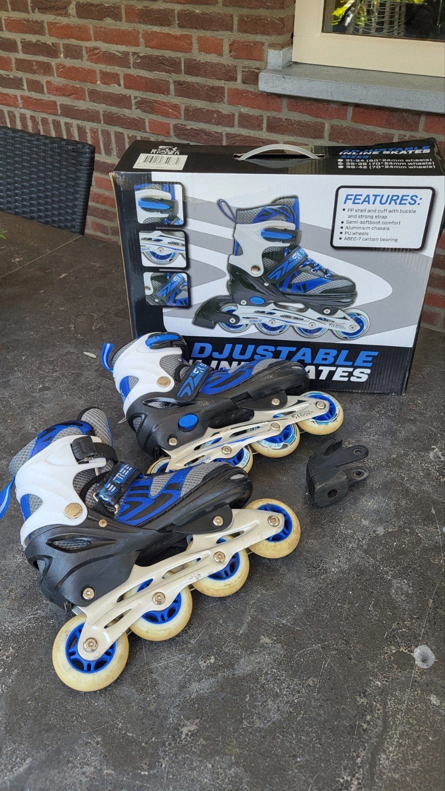 Inline Skates skeelers, maat 35-38, Ophalen of Verzenden, Gebruikt