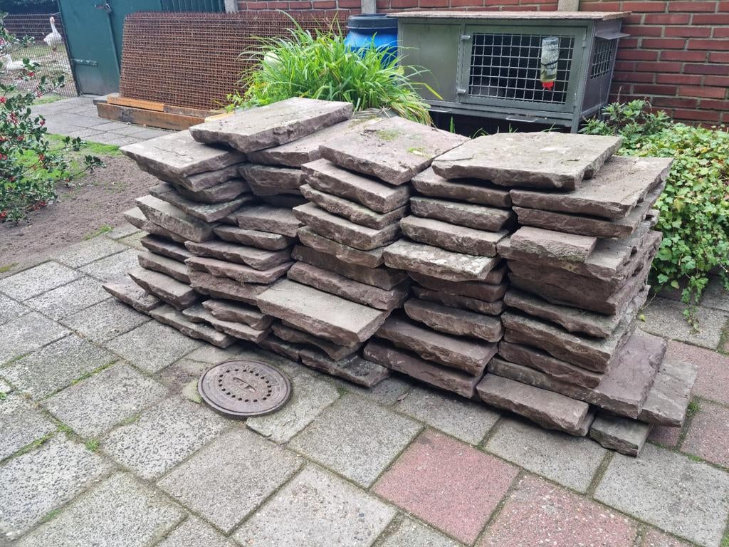 MEGA PARTIJ kwaliteit flagstones - leisteen flagstone waterv, Overige typen, Nieuw, Ophalen of Verzenden, Leisteen
