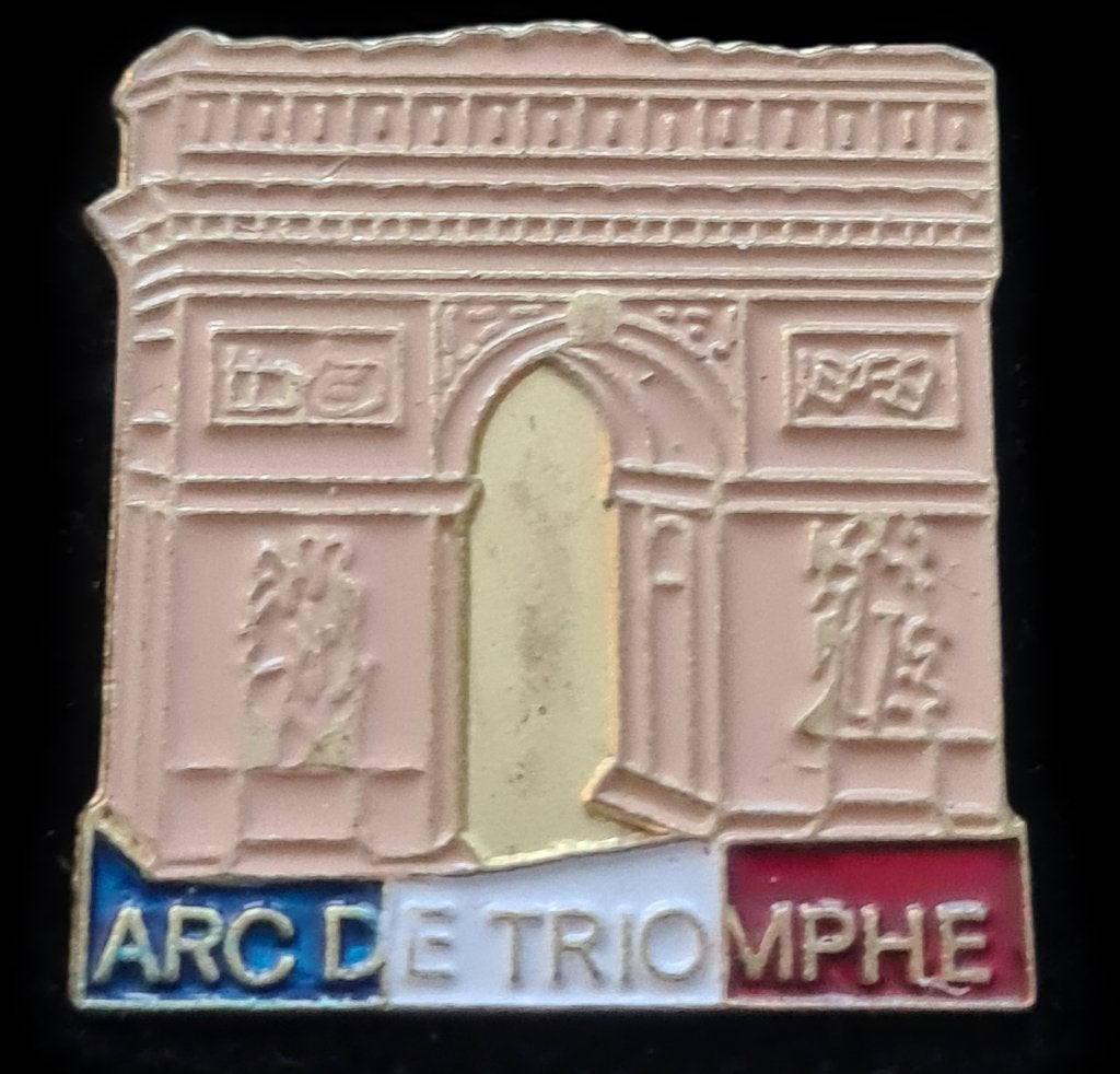 Paris- Arc de Triomphe pin- gelakte uitvoering, Verzenden, Nieuw, Stad of Land, Speldje of Pin