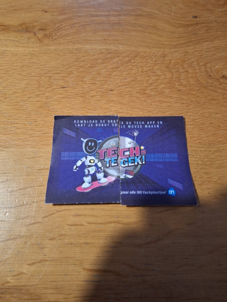 ah tech is te gek plaatjes / stickers, Verzamelen, Albert Heijn, Ophalen of Verzenden