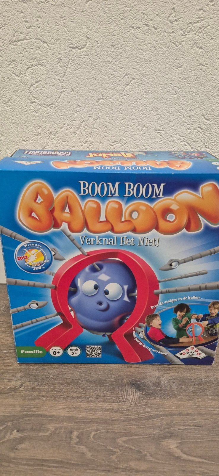 Boom Boom Balloon: Verknal Het Niet! Gezelschapsspel, Vijf spelers of meer, Ophalen of Verzenden, Gebruikt, Identity Games