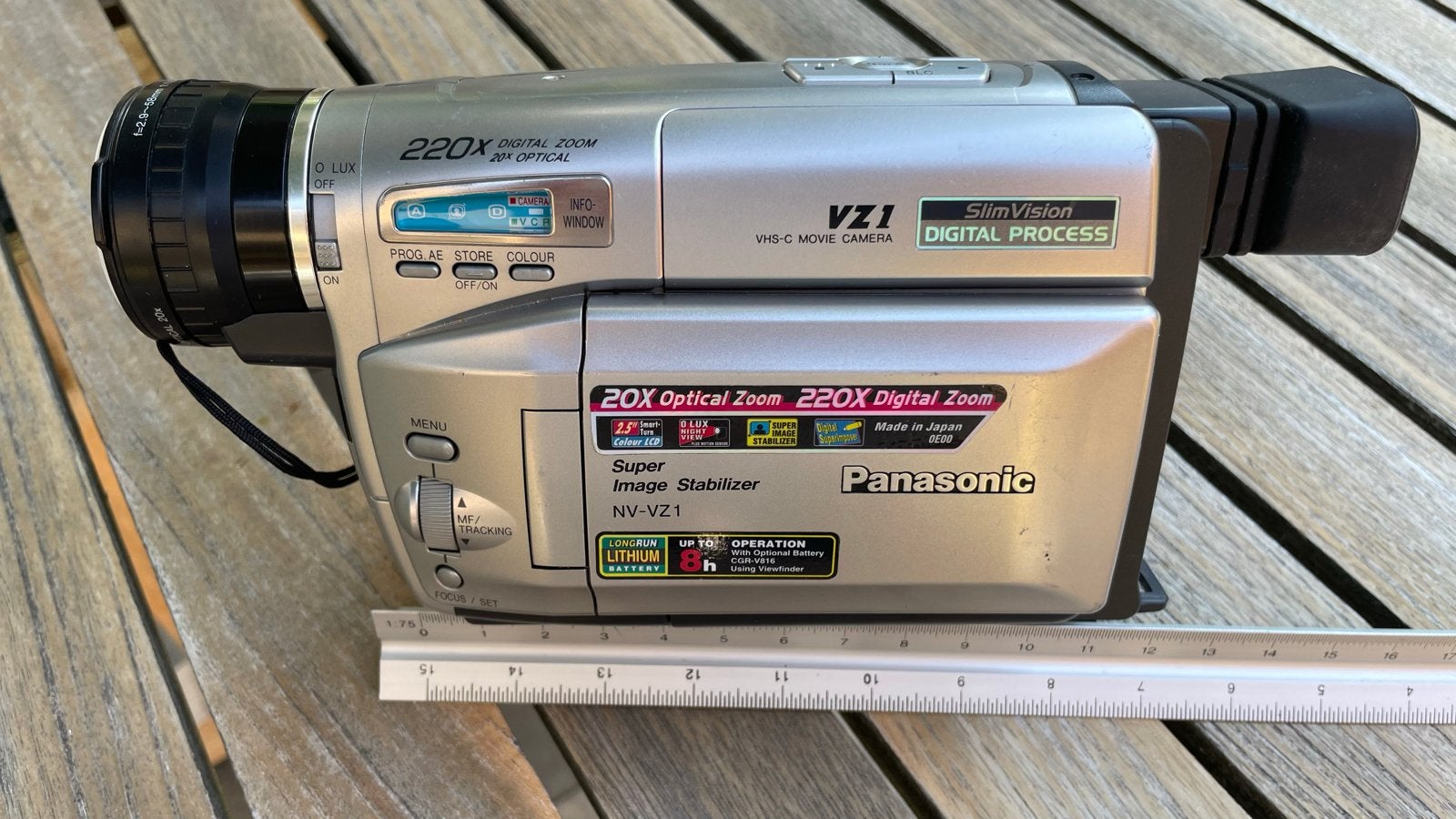 Panasonic NV-VZ1 VHS-C Camcorder - Vintage Camera, Ophalen, Gebruikt, Panasonic, Overige soorten